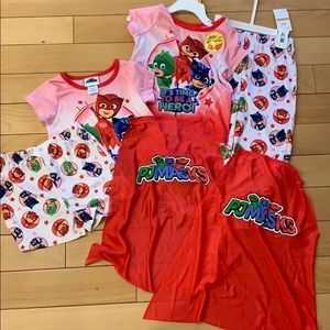 PJ Masks pajama bundle size 3